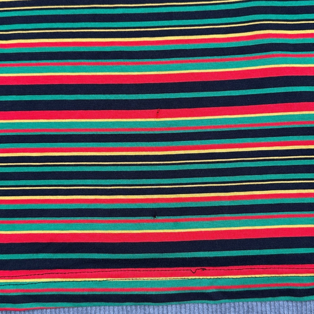 Vintage Stussy 80s Rasta Rare Stripe Pocket T-Shirt Sz Medium Black - Picture 7 of 10